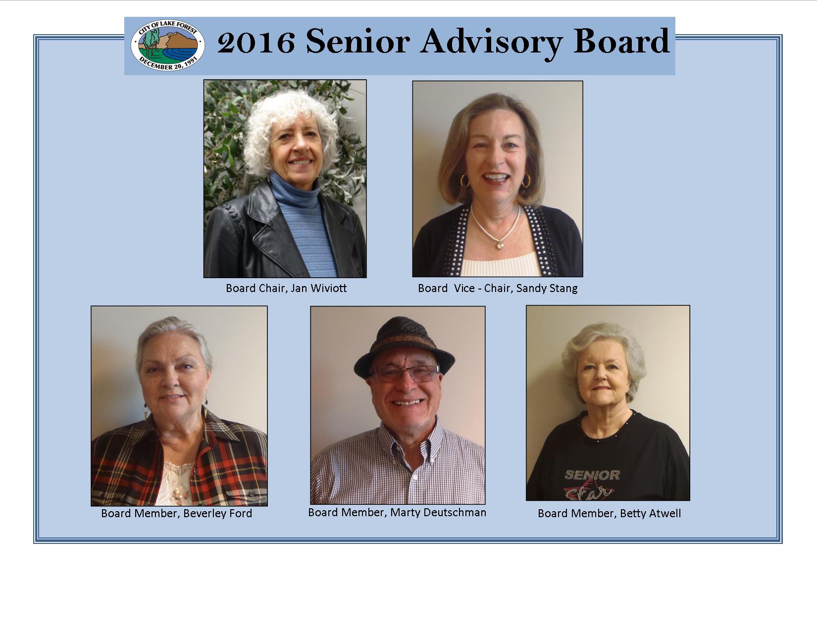 Board Members Collage 2016
