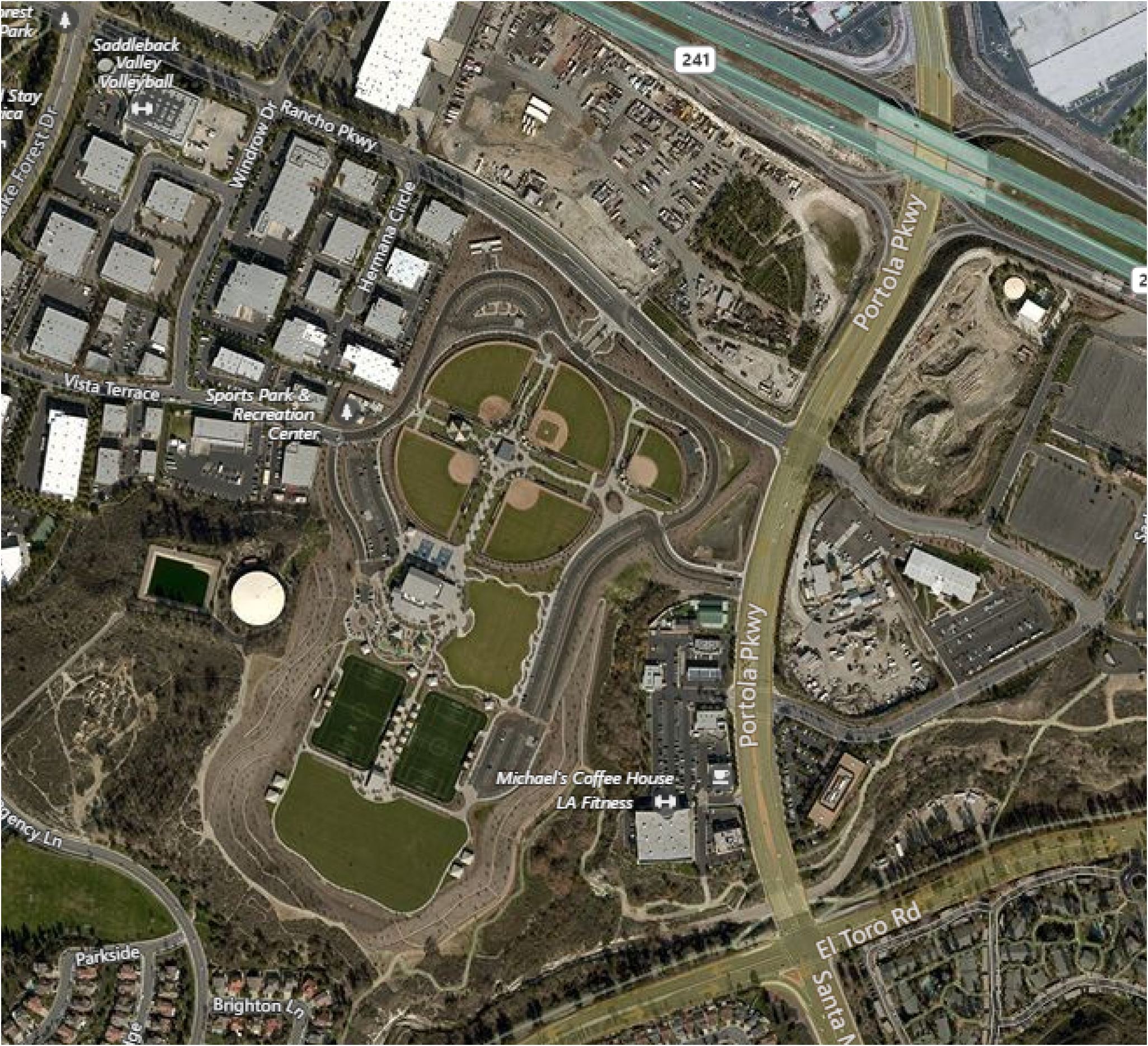 lake forest sports park map